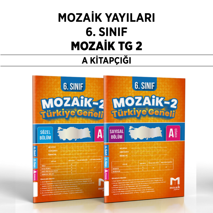 MOZAİK 06.SINIF TÜRKİYE GENELİ SAY/SÖZ 2-A -25-26